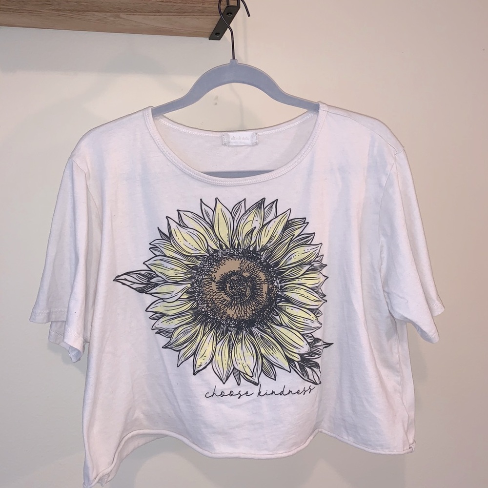 Altar’d State Sunflower Crop Top